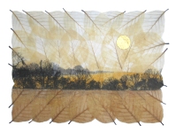 janet-french-suffolk-fields-ochre-screenprint-on-beech-leaf-paper